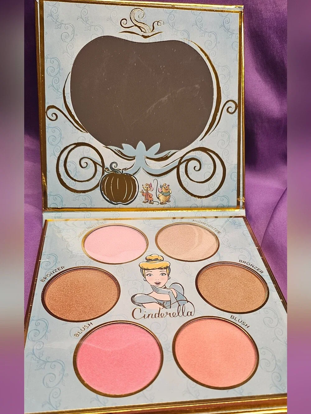 Cinderella Complexion Palette - Blue & Gold